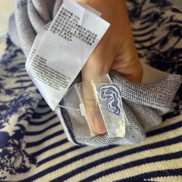 Karen Millen blue and white floral print dress size medium - Picture 8 of 12